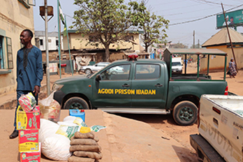 Pastor Solomon Sunday at the Agodi Prisons, Ibadan